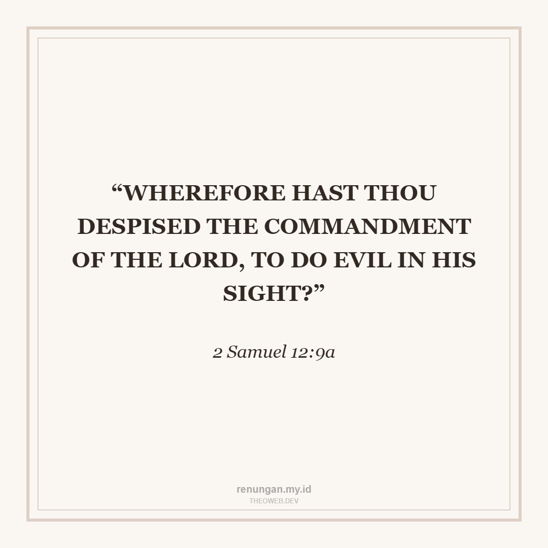 SIN GRIEVES GOD'S HEART