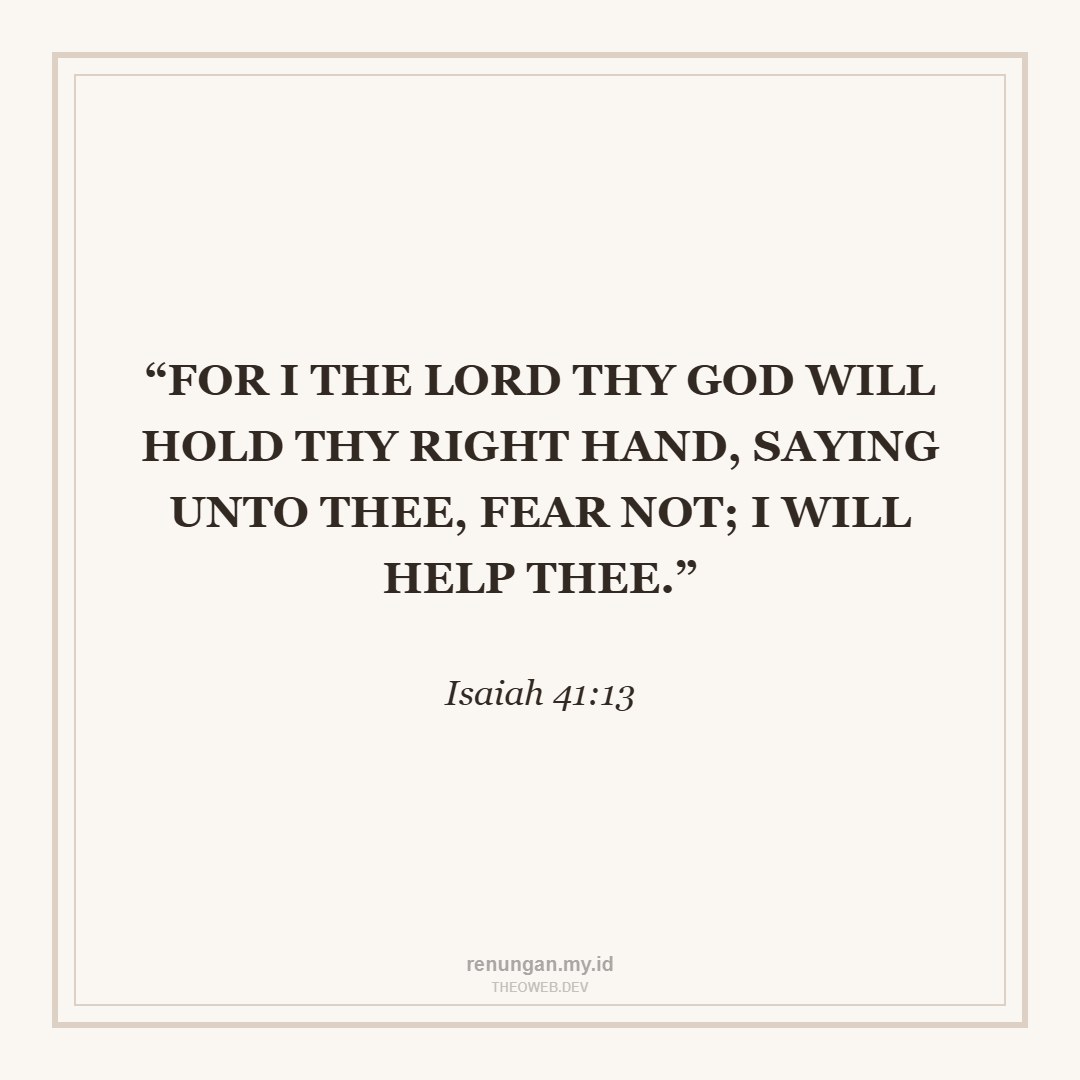 HELD BY THE ALMIGHTY HAND