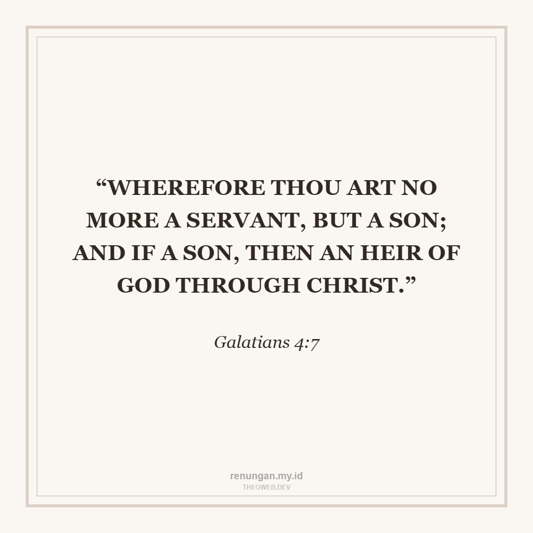 HEIRS NOT BY OWN MERIT