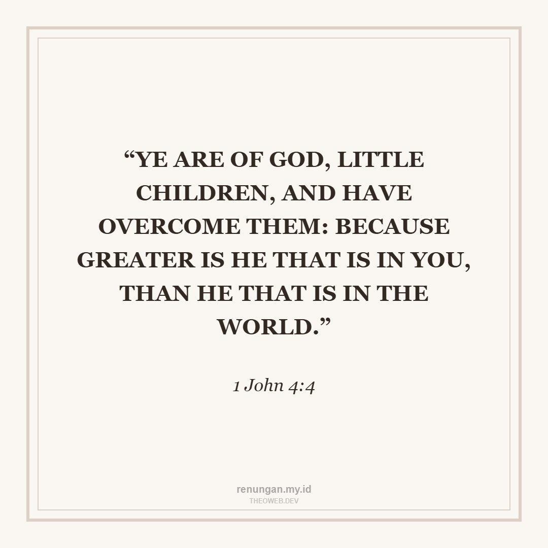 GREATER IS HE