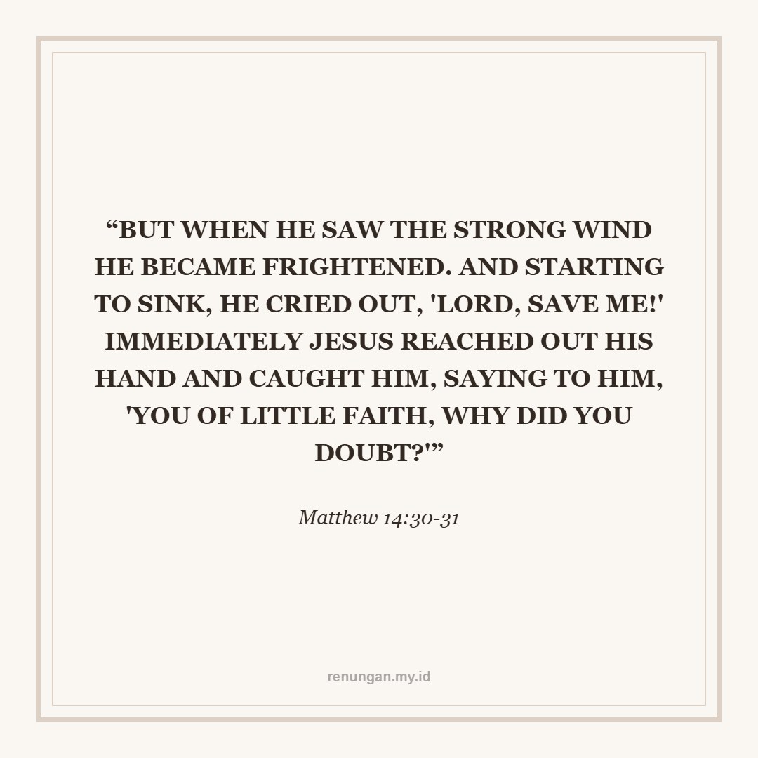 KEEPING EYES ON CHRIST AMIDST THE STORMS OF LIFE