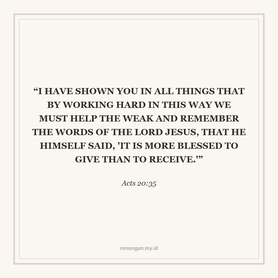 GIVING FROM SCARCITY