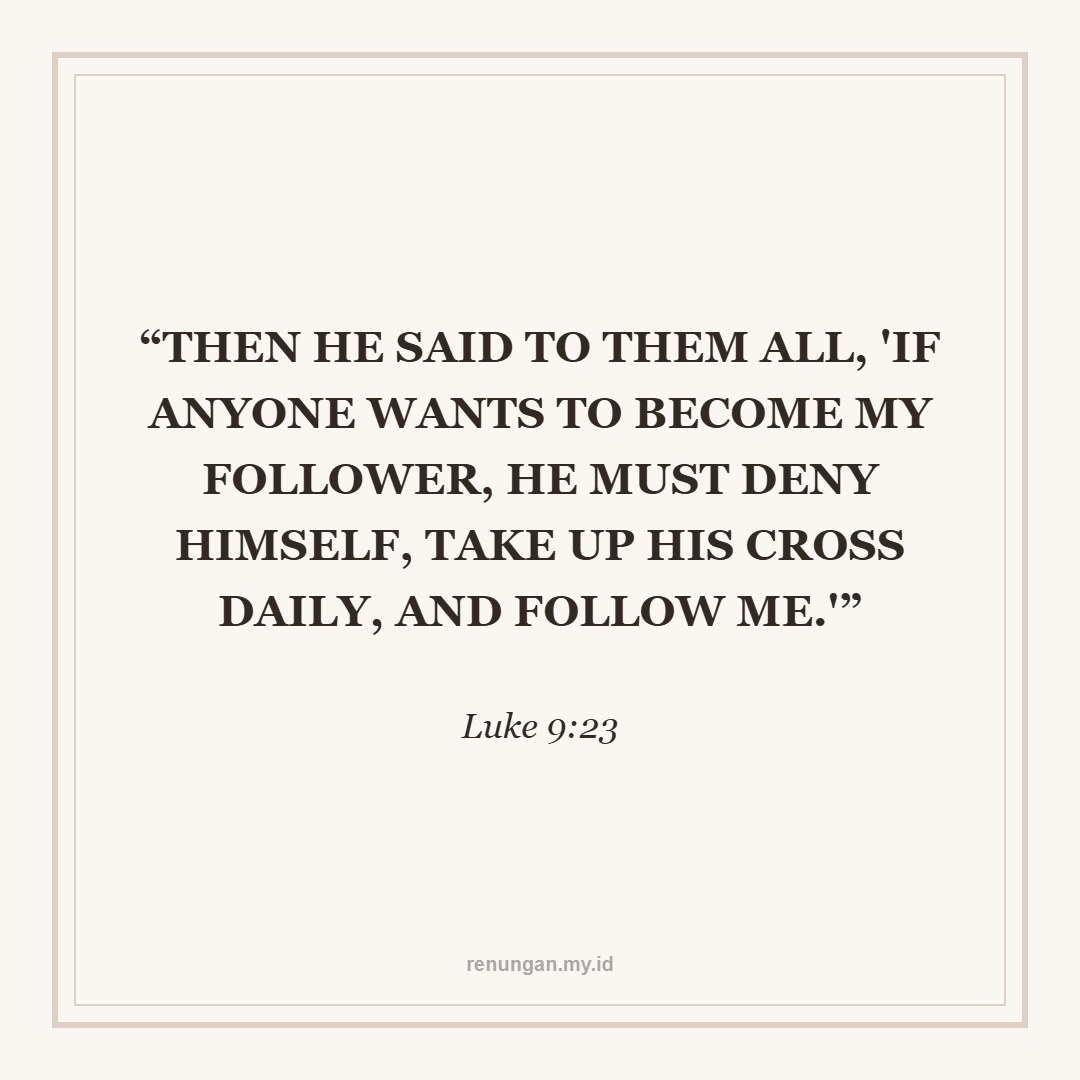 CARRYING THE CROSS DAILY