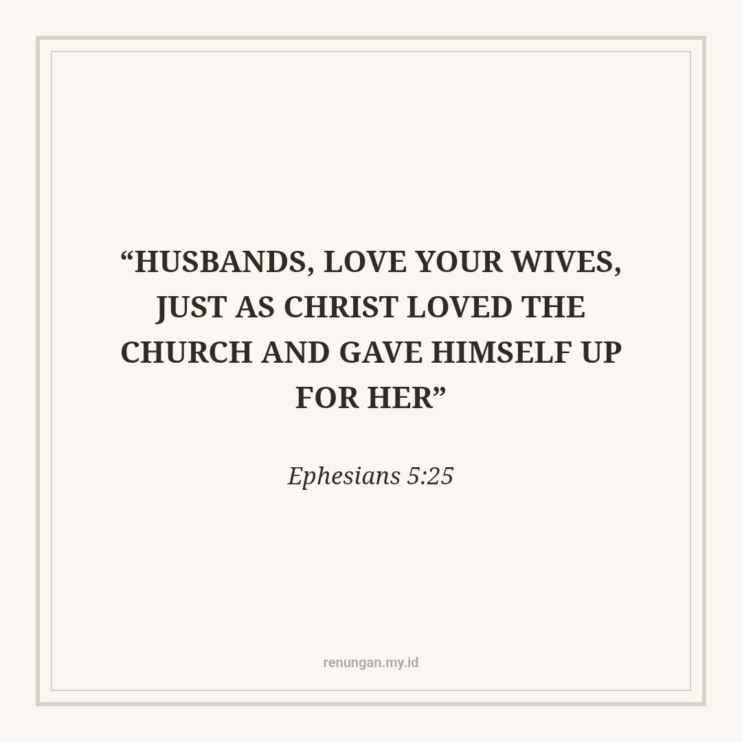 THE HUSBAND'S CALLING: A PREEMPTIVE LOVE