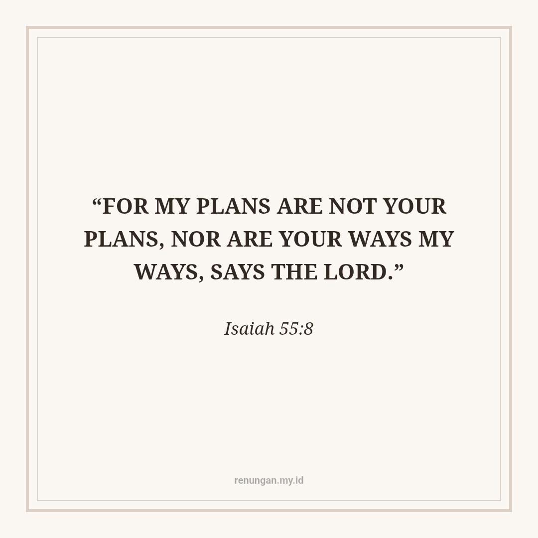 GOD'S TIMING IS NOT OUR TIMING