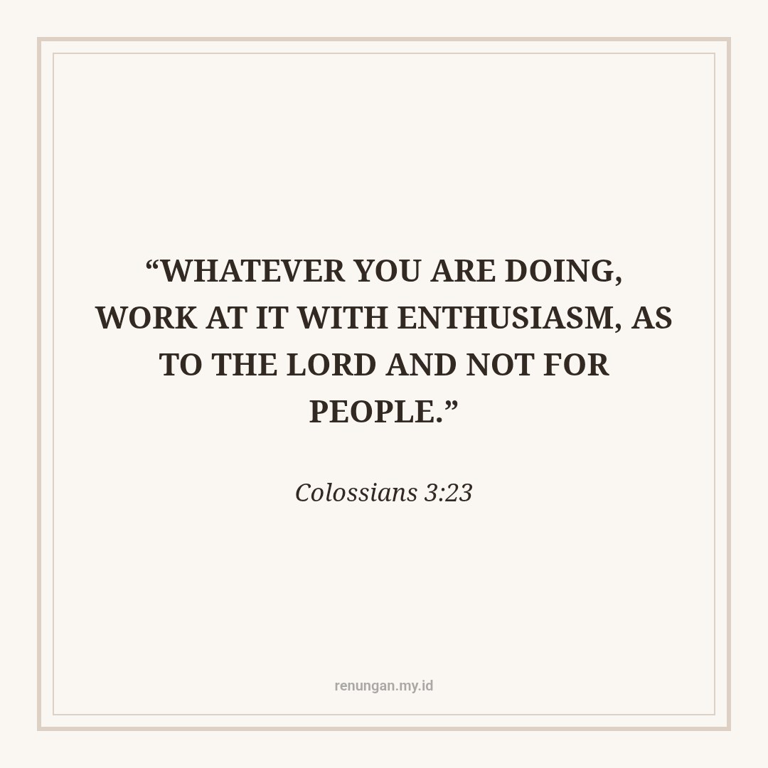 WORKING WITH ALL YOUR HEART