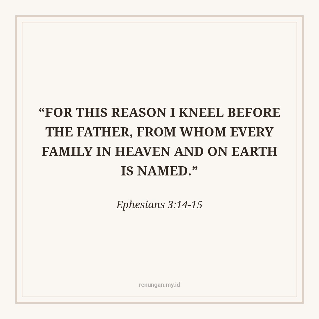 THE KNEELING LIFESTYLE AND ITS FRUITFULNESS