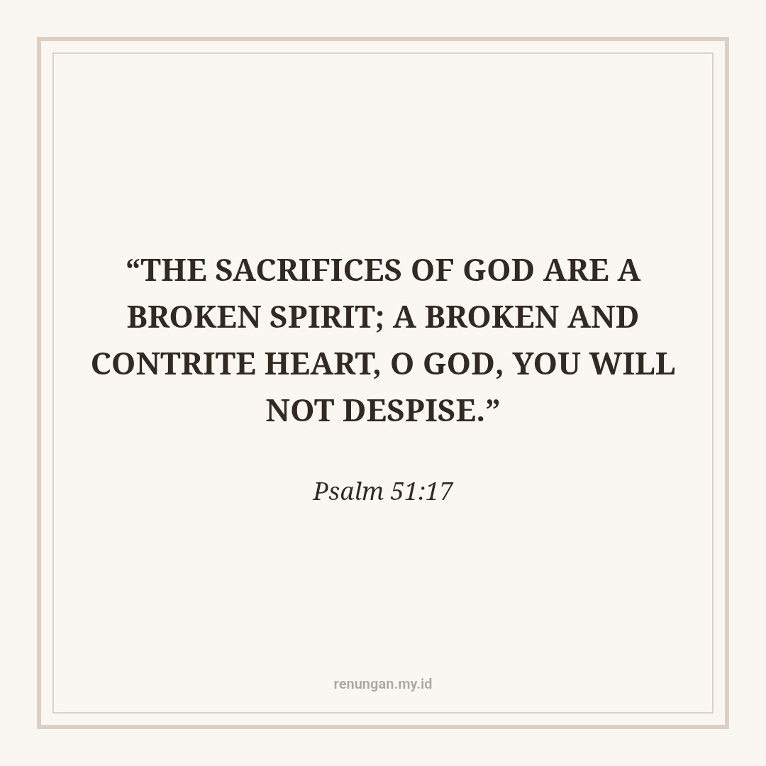 DAVID: THE POWER OF A BROKEN AND CONTRITE HEART