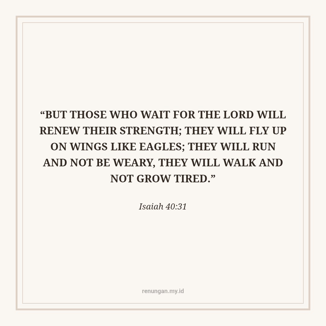 WAITING IN STILLNESS