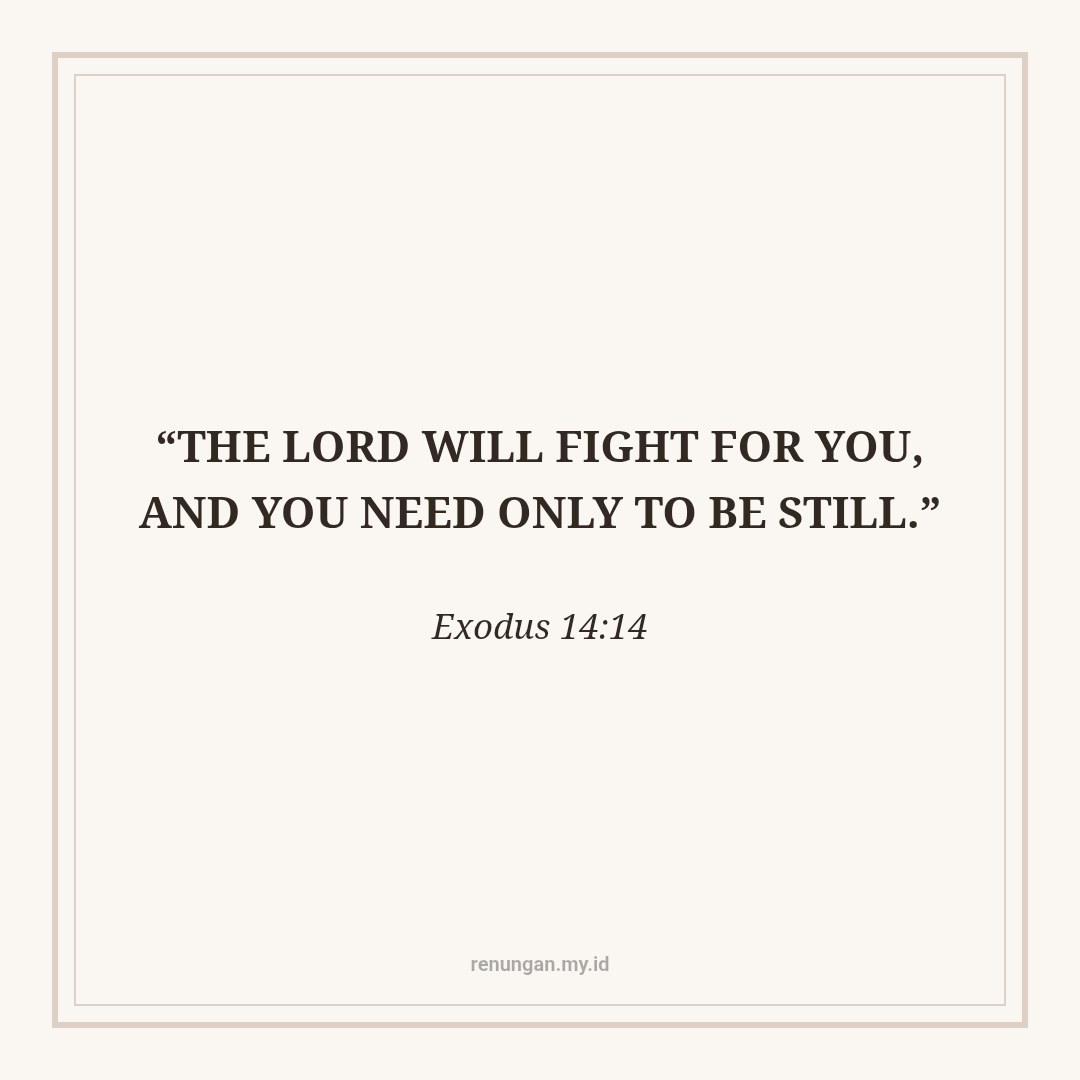 GOD HIMSELF FIGHTS FOR YOU!