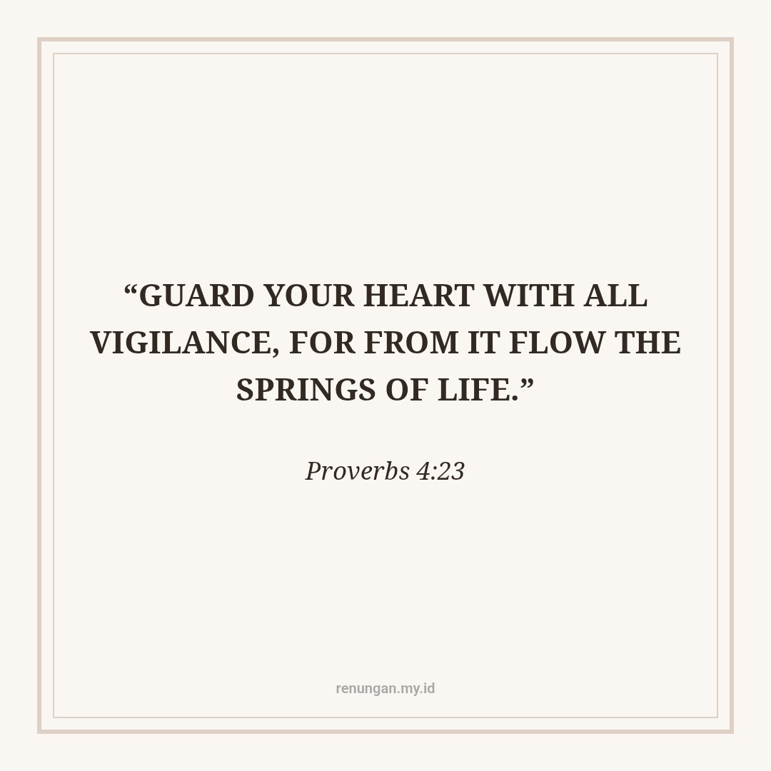 GUARDING THE SANCTUARY OF THE HEART
