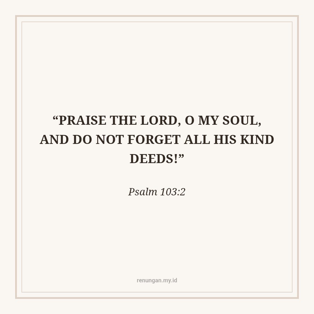THE LORD IS ABUNDANTLY GOOD
