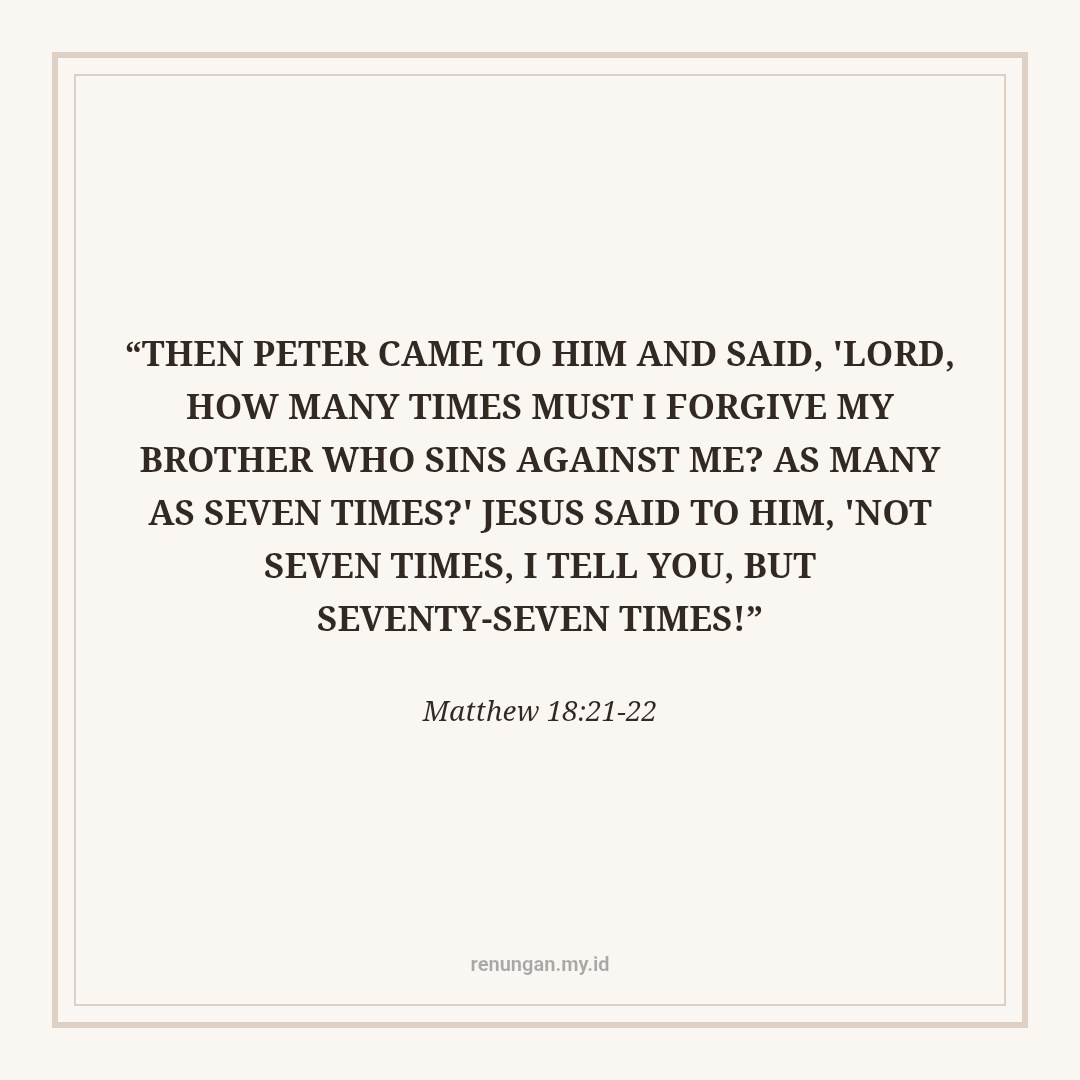 DROPPING RESENTMENT AND LEARNING TO FORGIVE