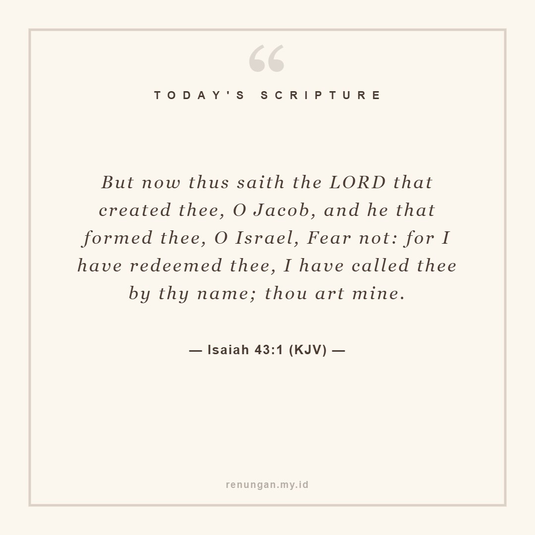 GOD KNOWS YOUR NAME