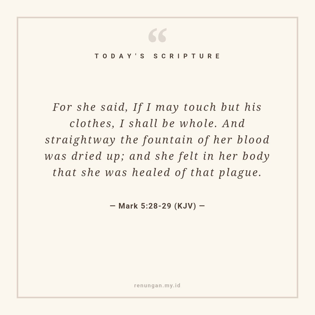 THE DISTANCE OF TOUCHING FAITH