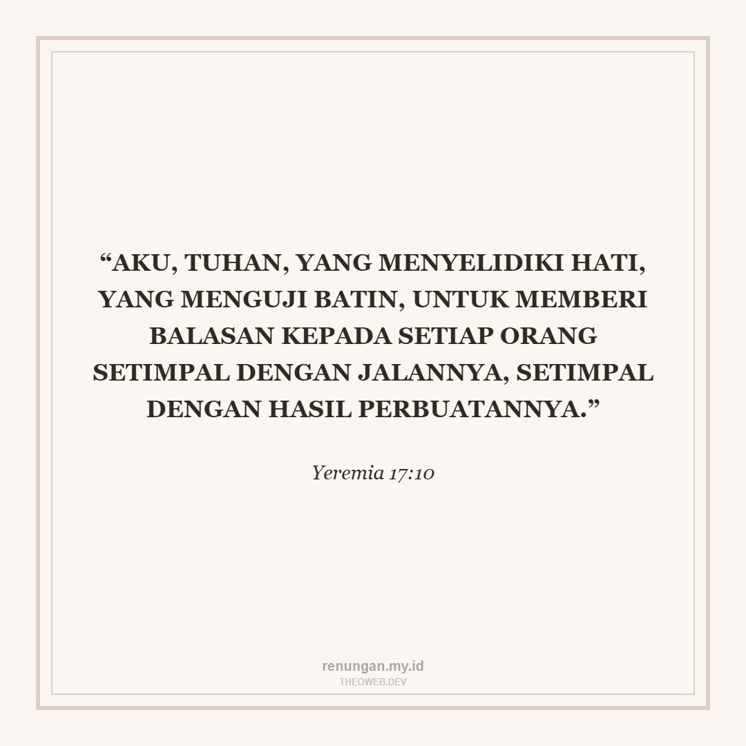 MENIMBANG MOTIVASI TERSEMBUNYI HATI