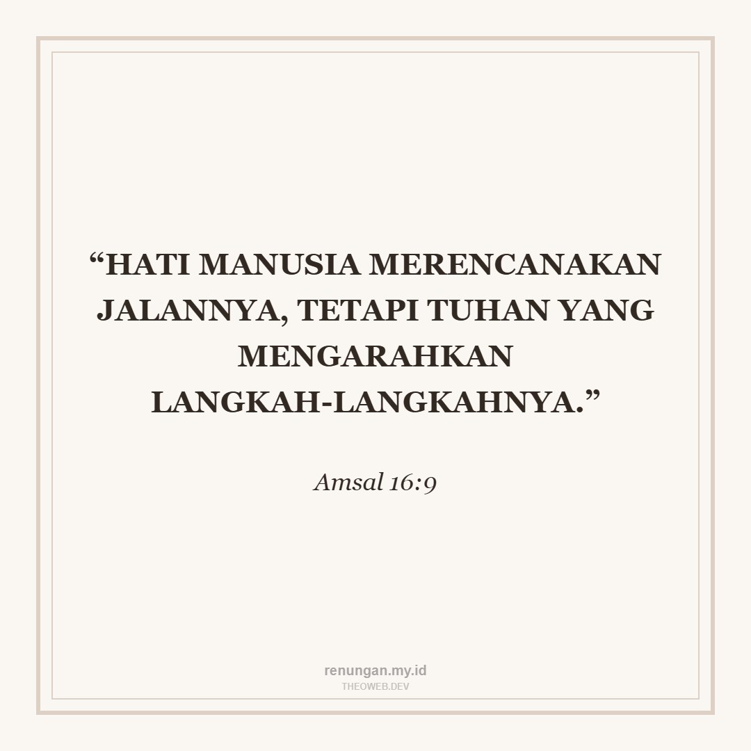 MENGARAHKAN LANGKAH DI KELOKAN HIDUP