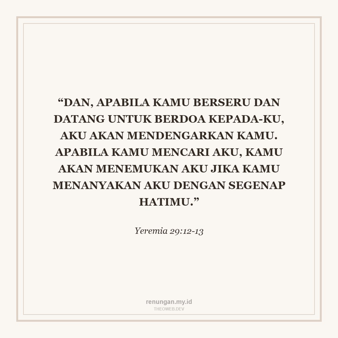 MENEMUKAN BAPA DALAM DOA
