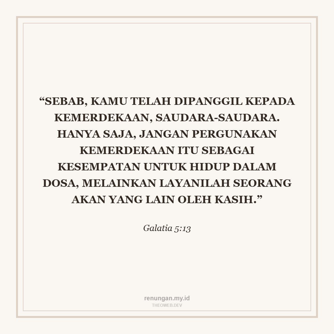 HIDUP MERDEKA UNTUK BERBAGI