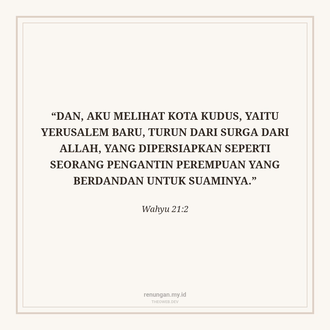 PENGHARAPAN KOTA YANG BARU