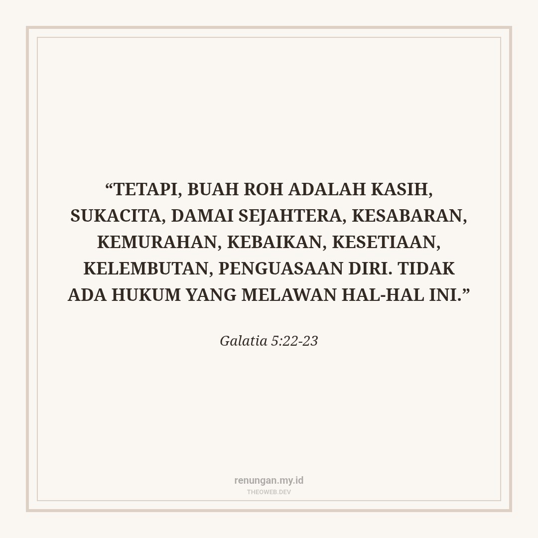 KARAKTER KRISTUS DALAM HIDUP