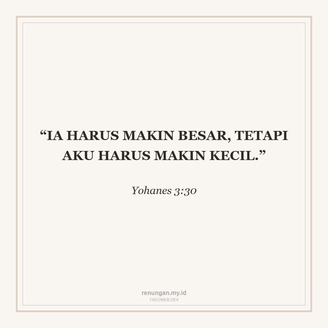IA HARUS SEMAKIN BESAR