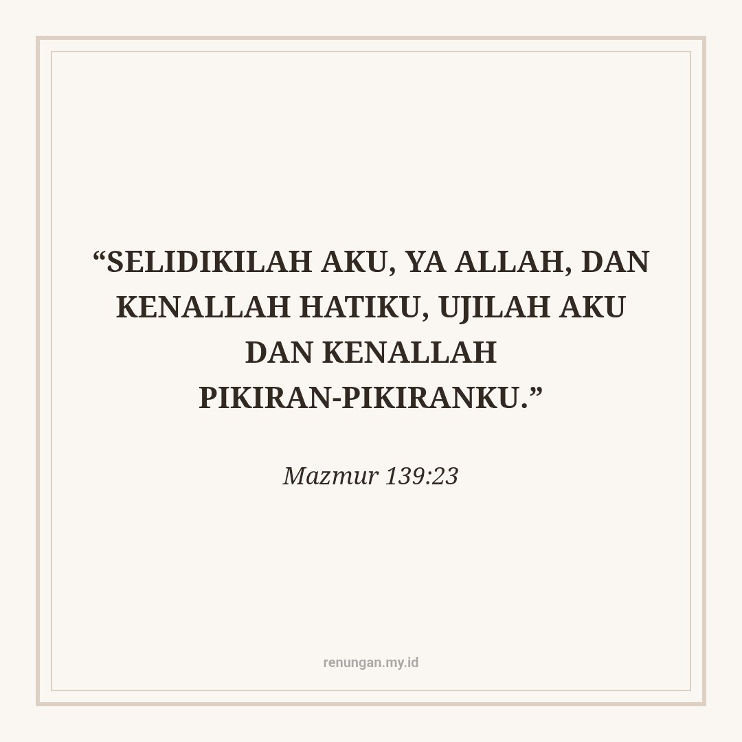 SIKAP HATI MENENTUKAN TINDAKAN KITA