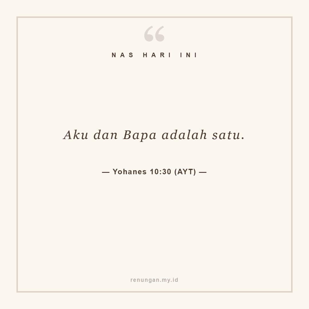 SATU DALAM KASIH BAPA