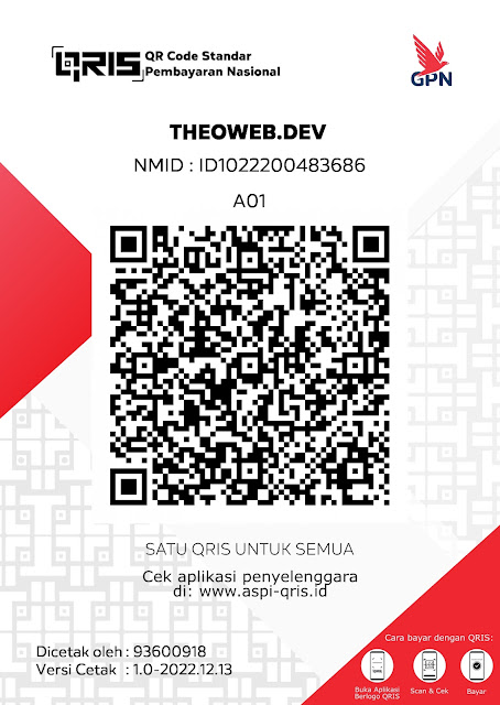 Barcode QRIS Pelayanan