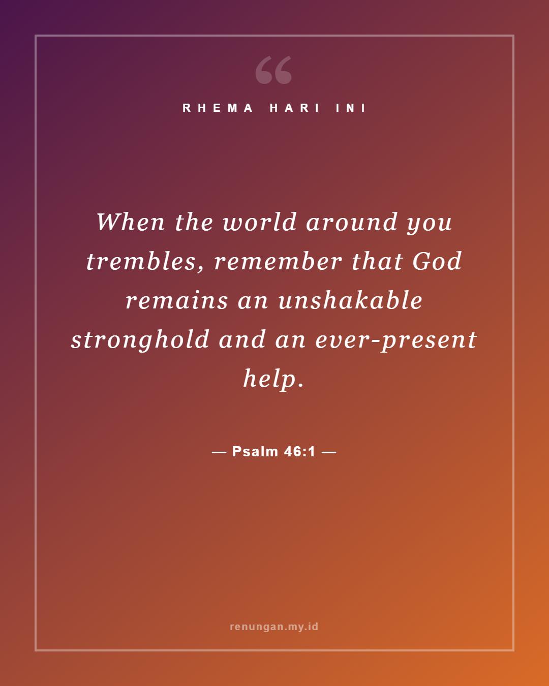 Psalm 46:1