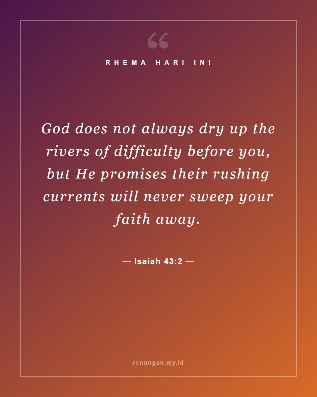 Isaiah 43:2