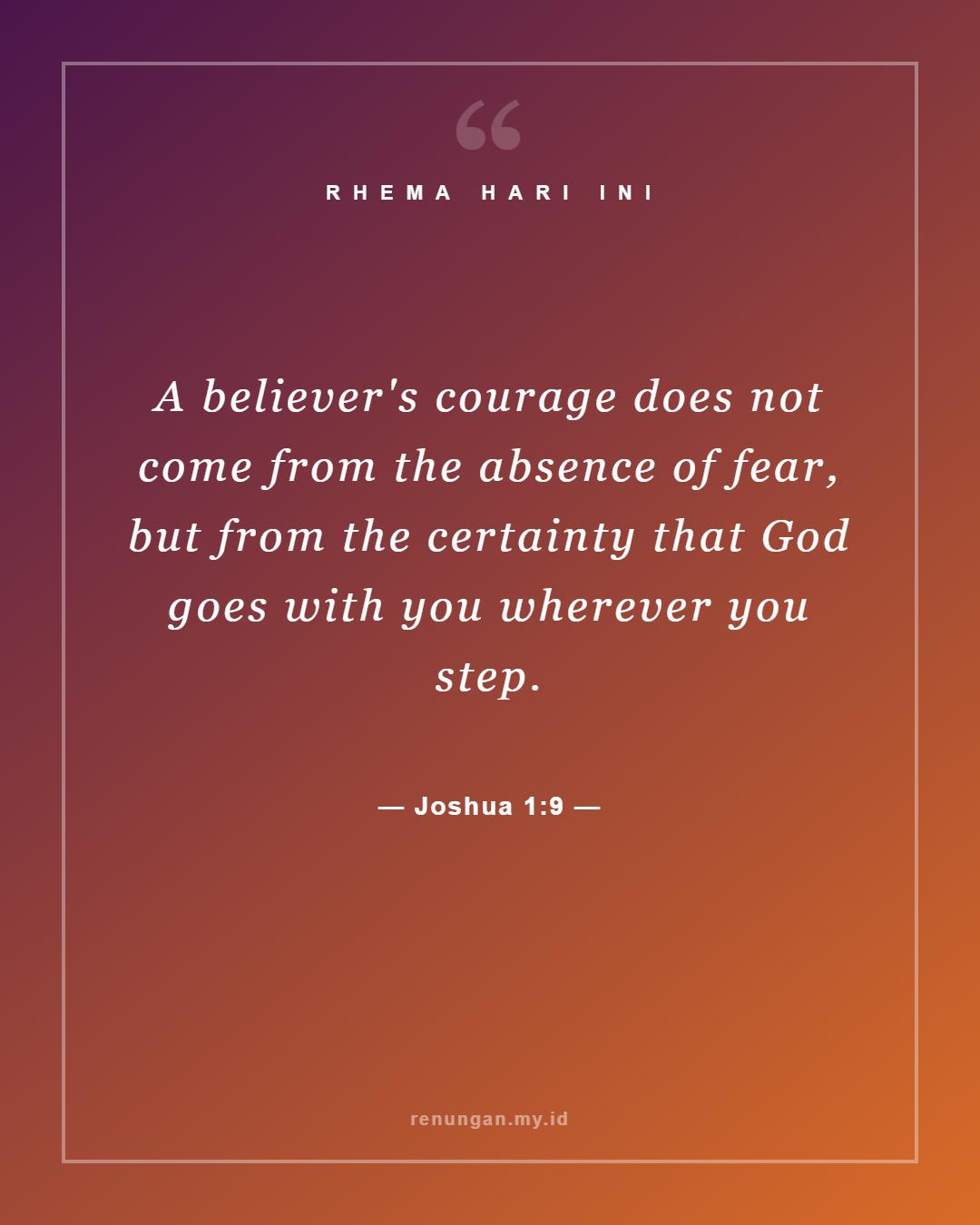 Joshua 1:9