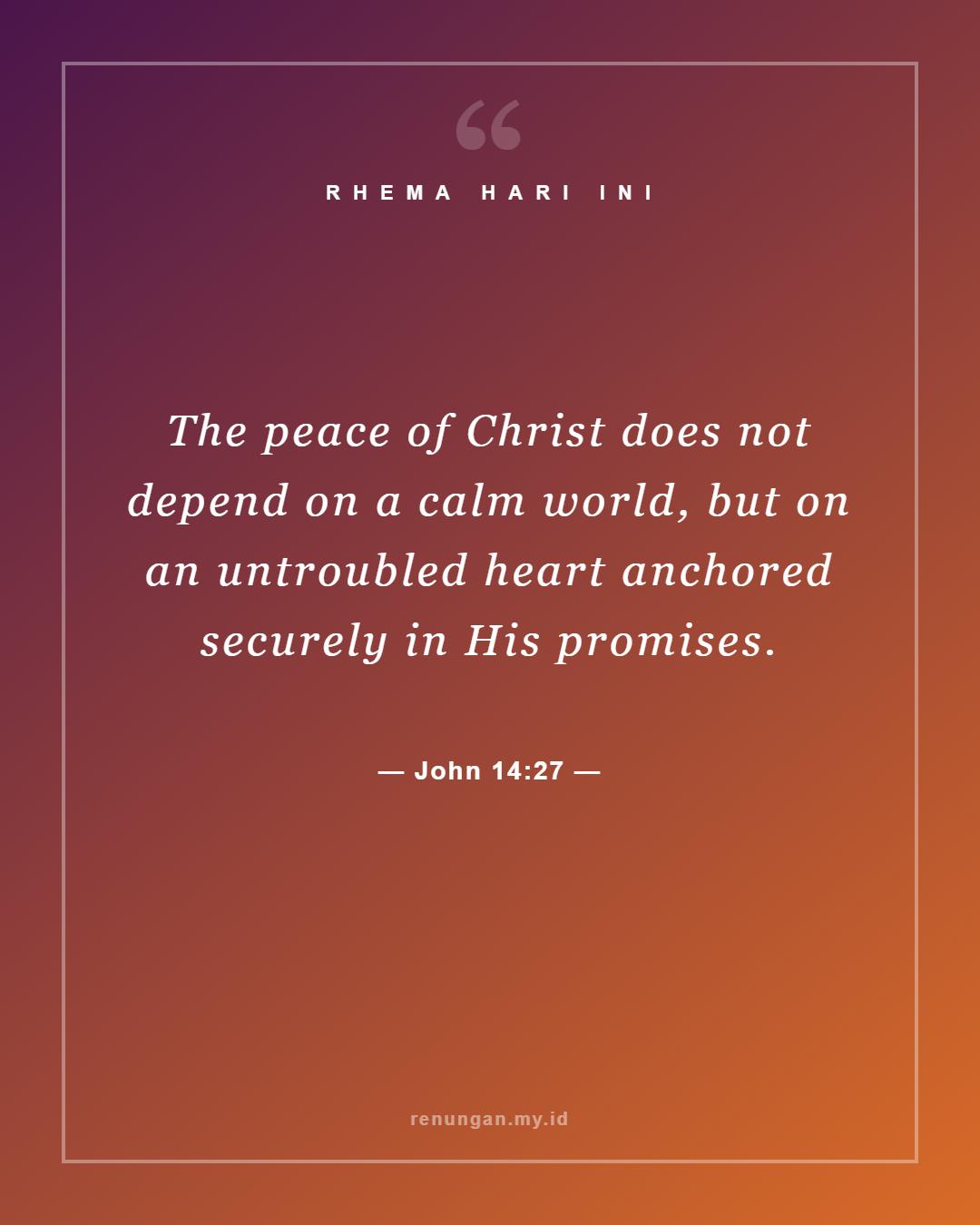 John 14:27