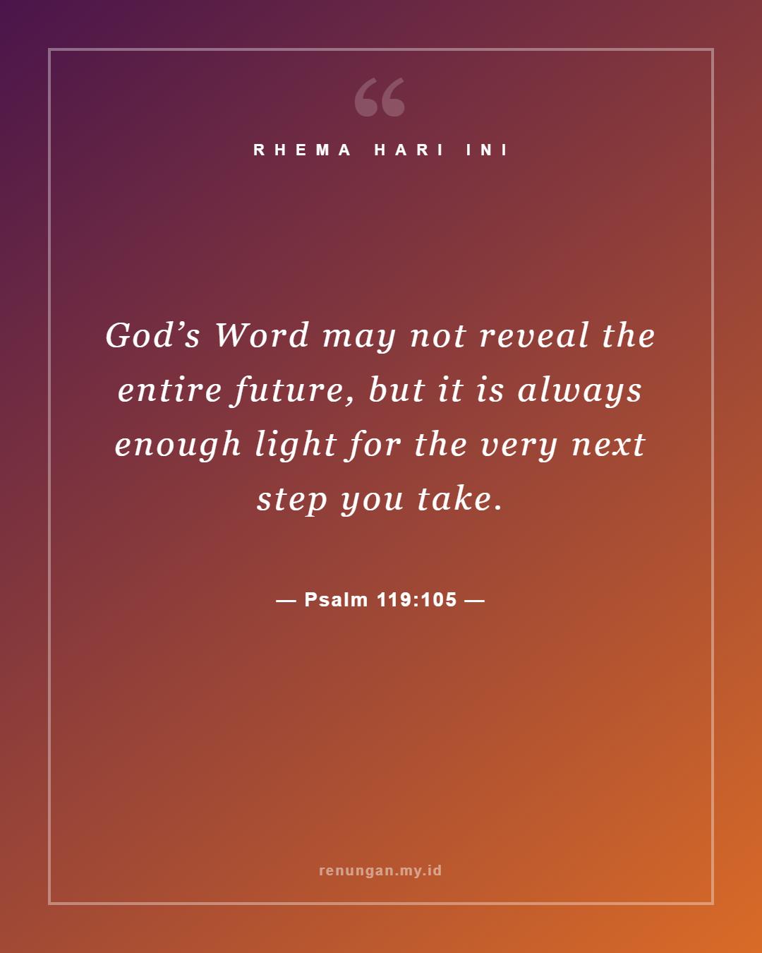 Psalm 119:105