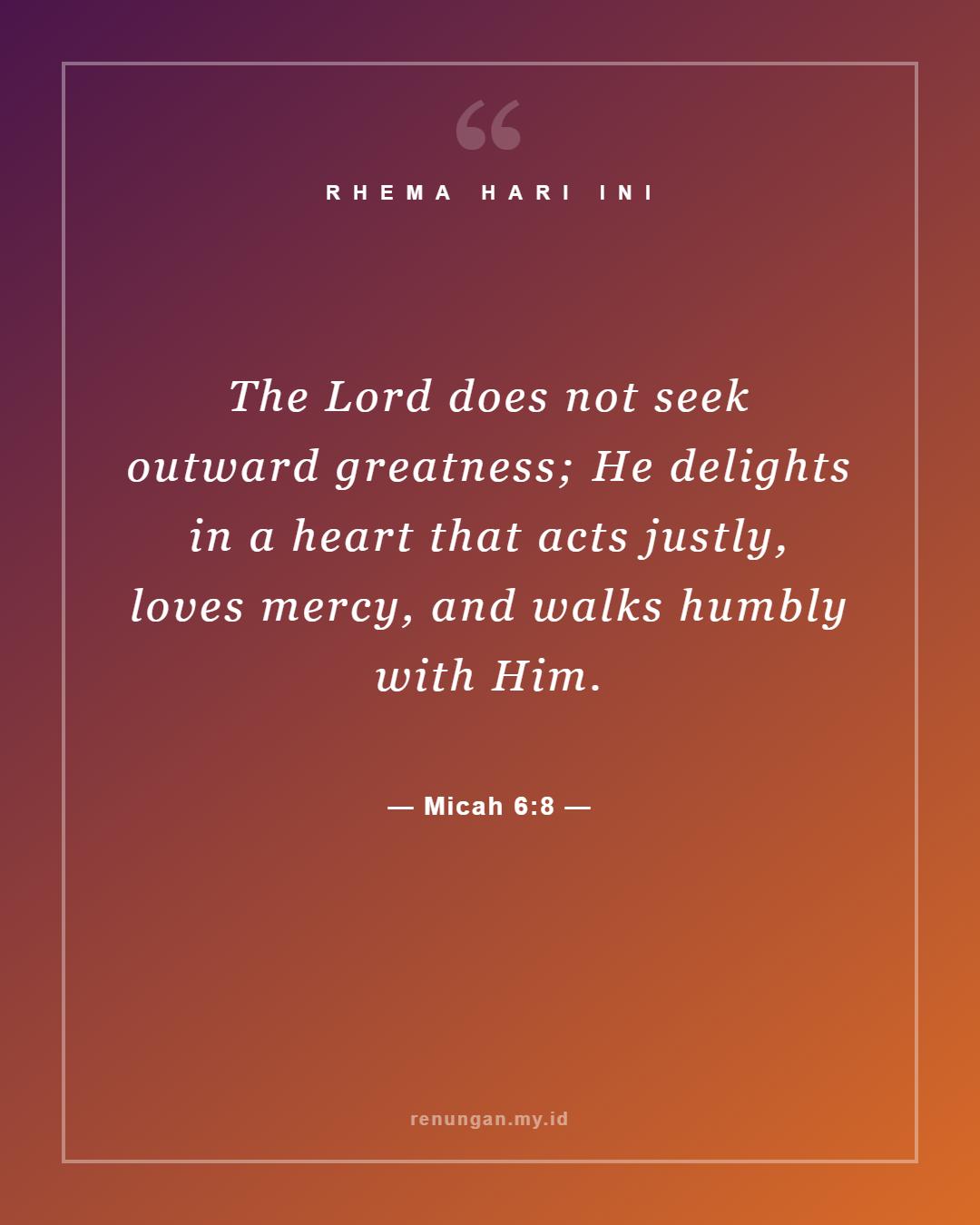 Micah 6:8