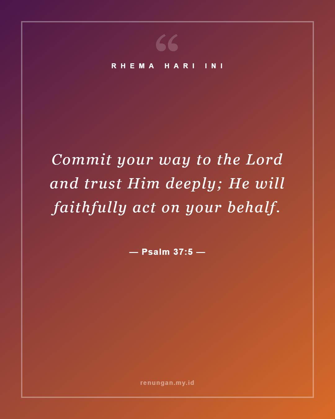 Psalm 37:5