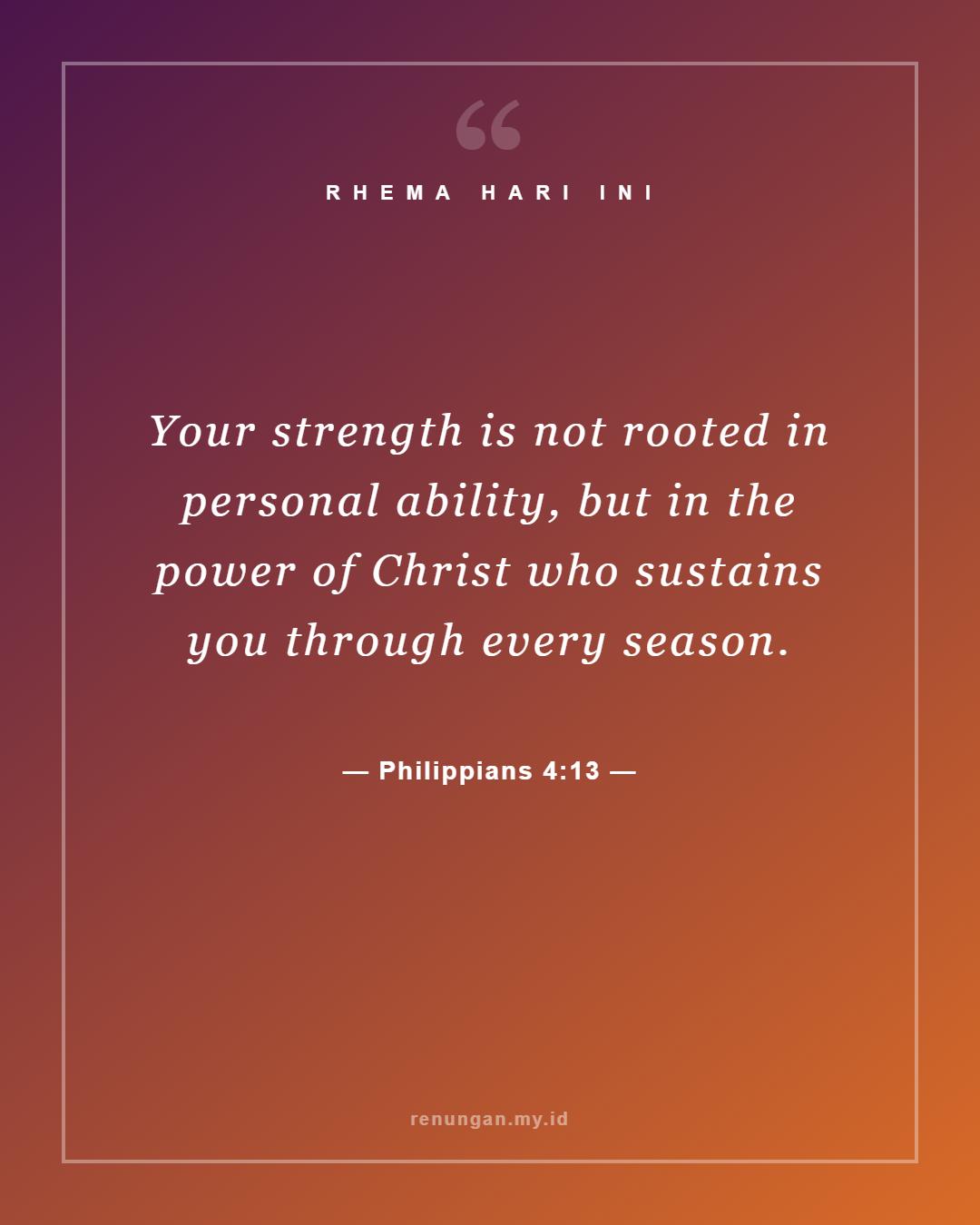 Philippians 4:13