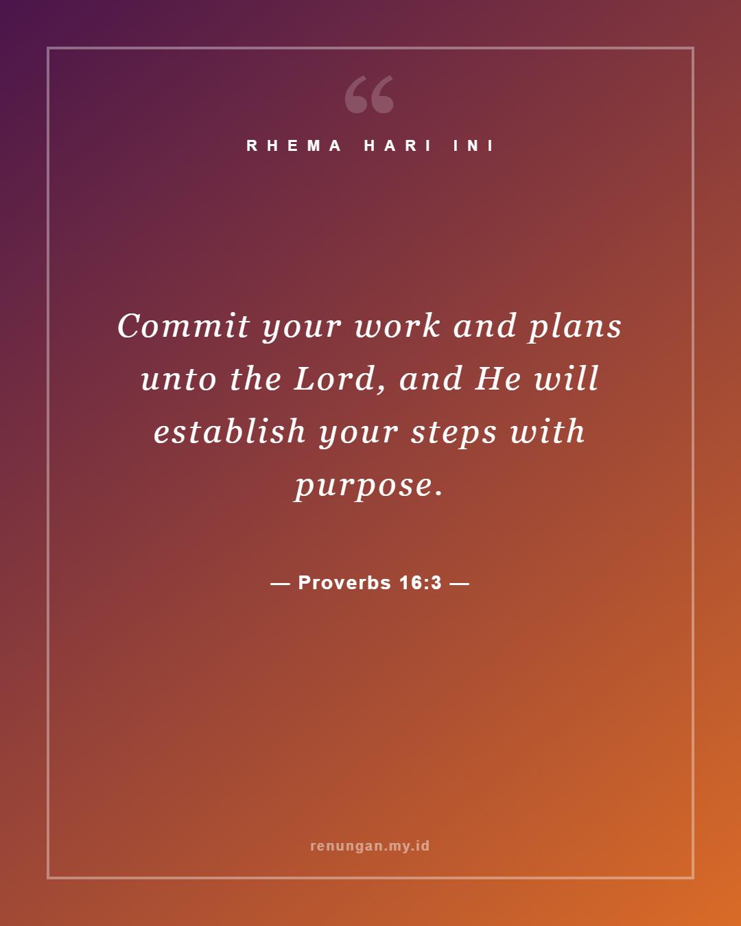 Proverbs 16:3