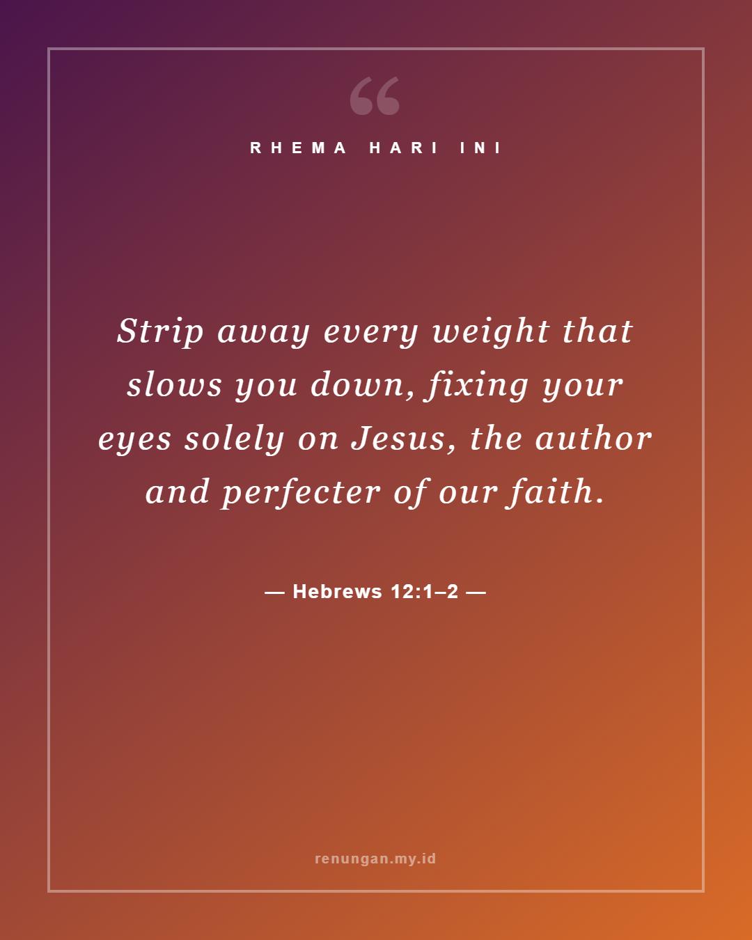 Hebrews 12:1–2