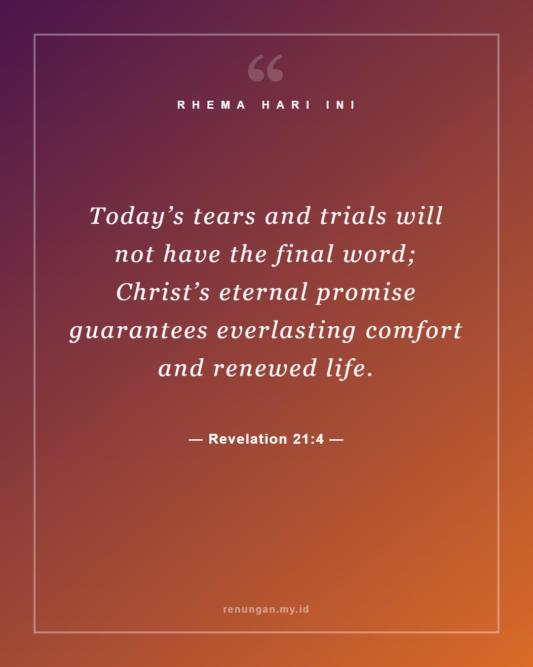 Revelation 21:4