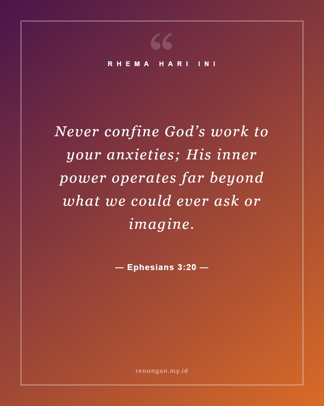 Ephesians 3:20