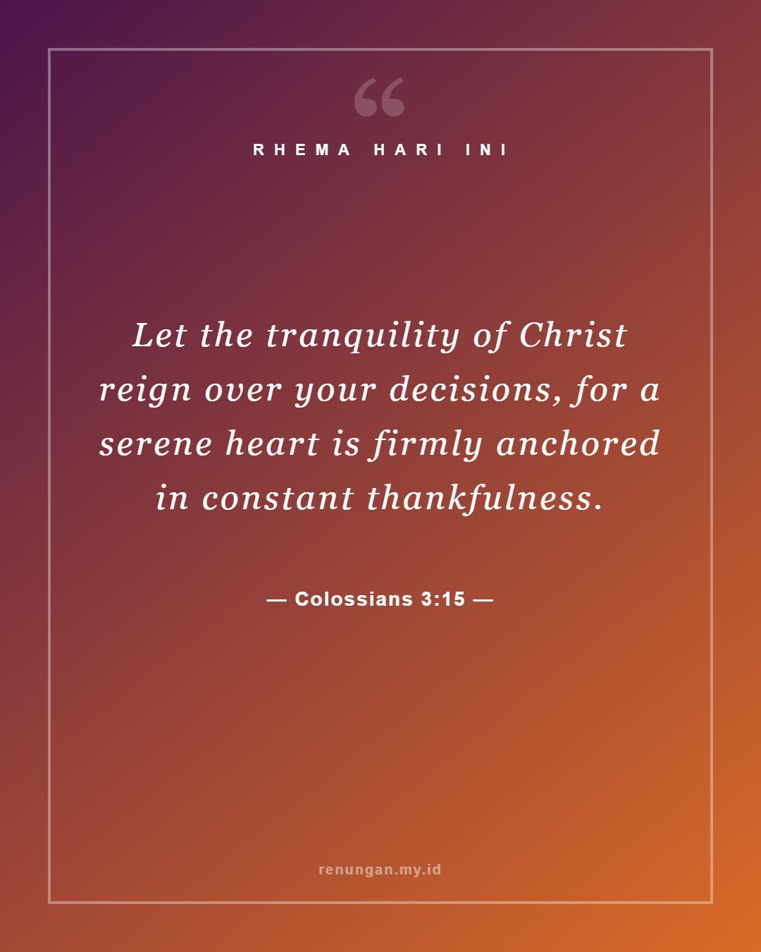 Colossians 3:15