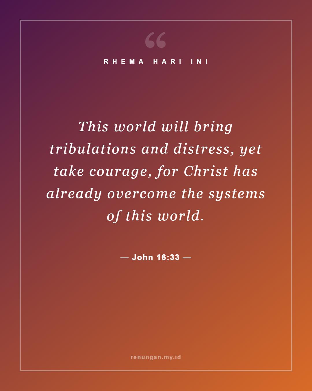 John 16:33