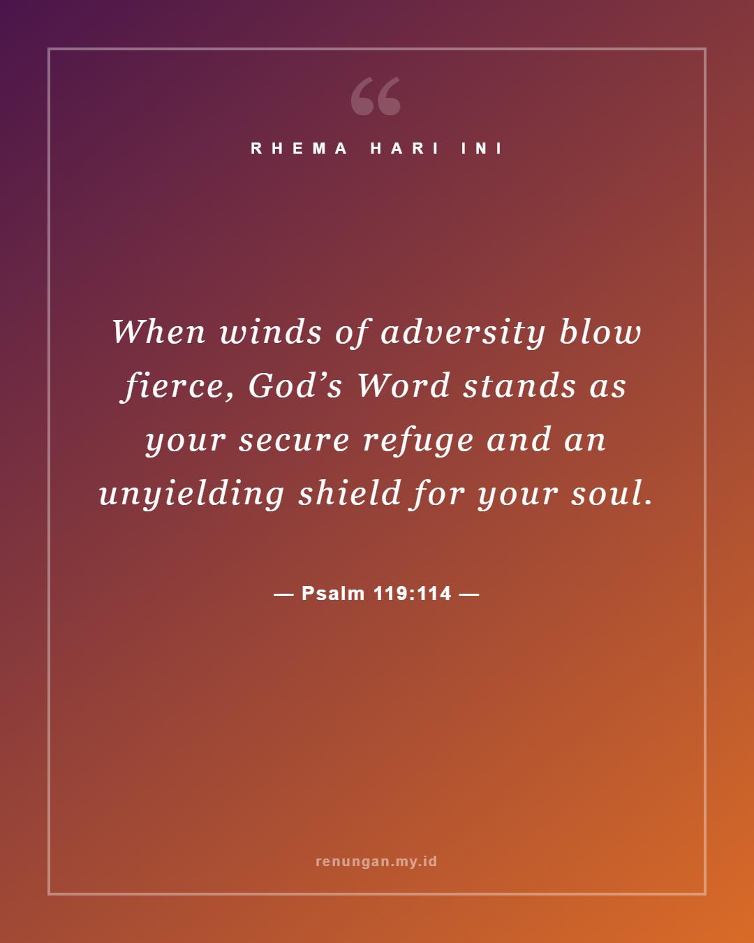 Psalm 119:114
