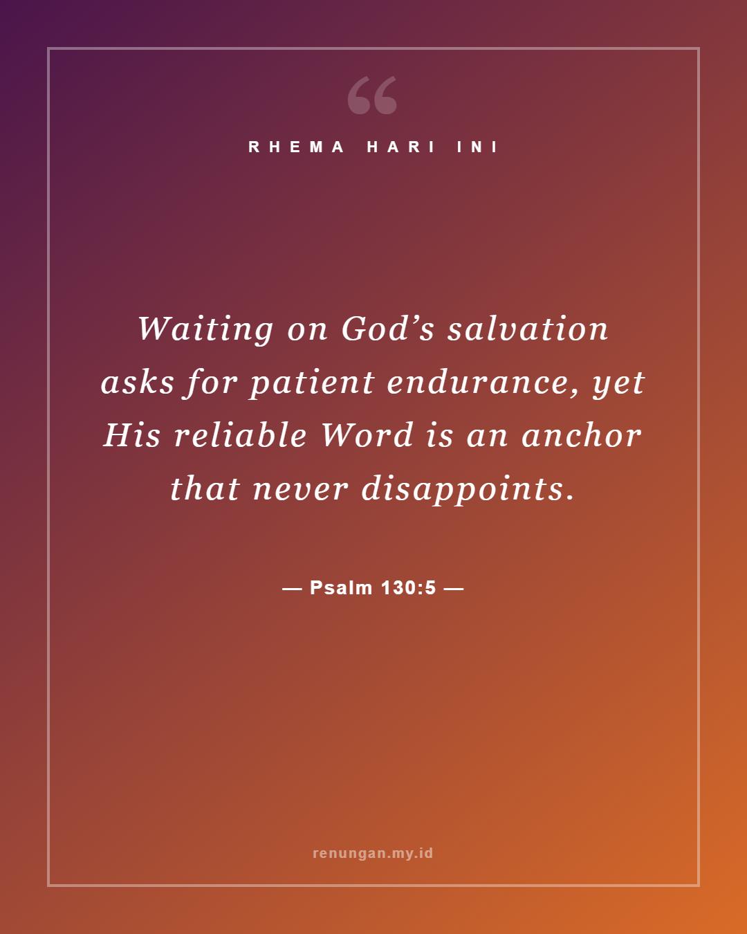 Psalm 130:5