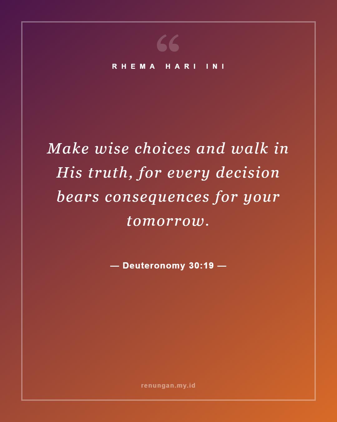 Deuteronomy 30:19