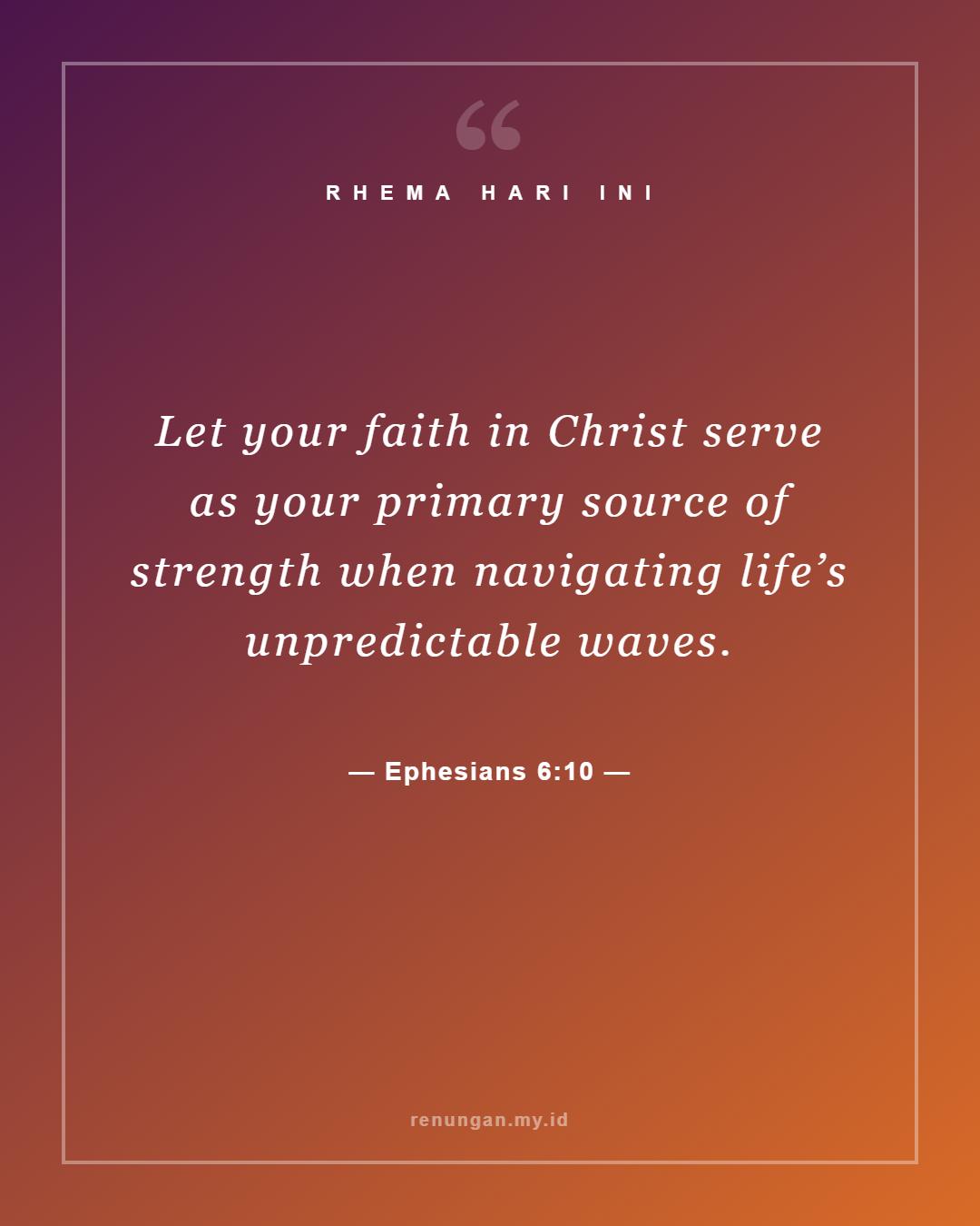 Ephesians 6:10
