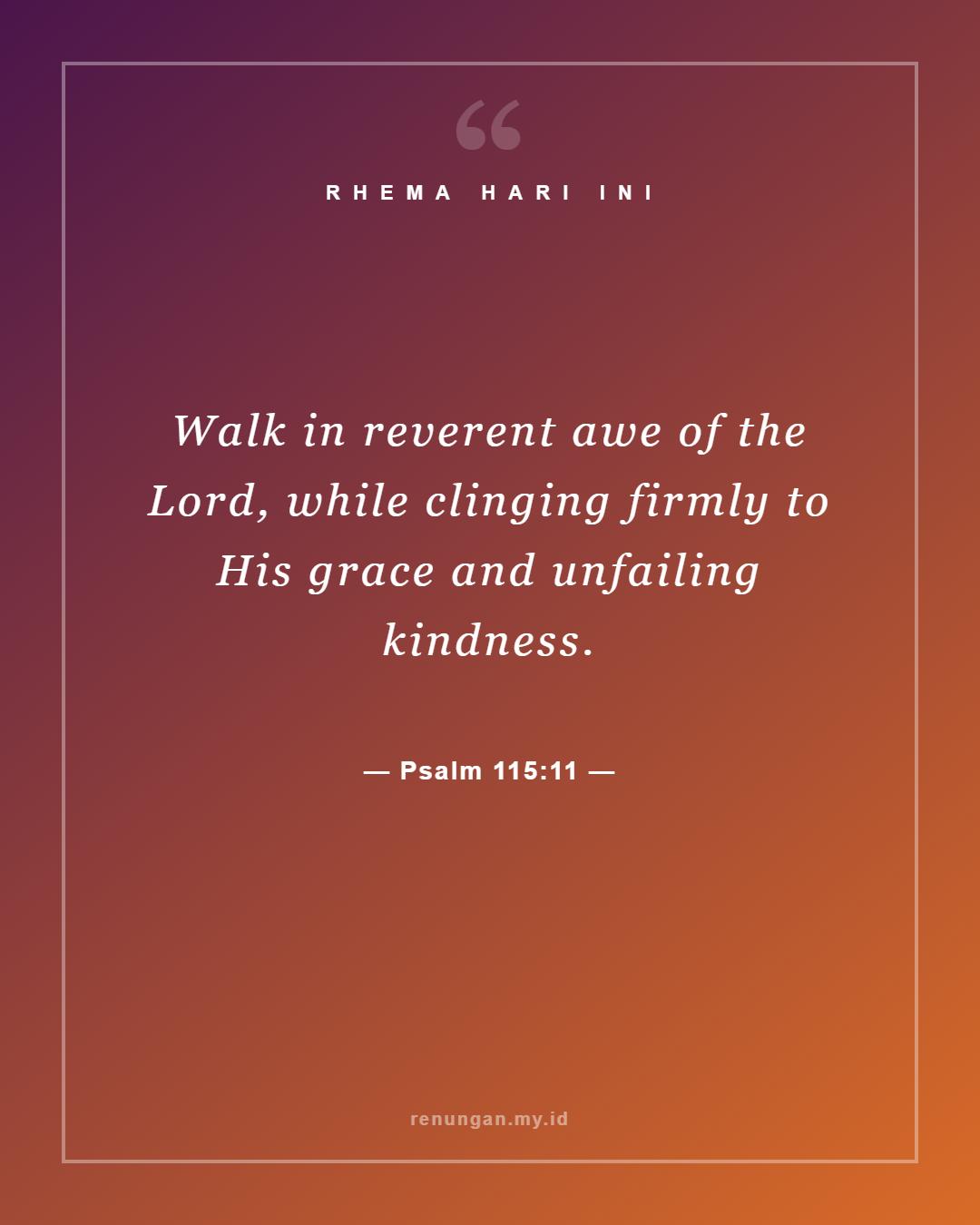 Psalm 115:11