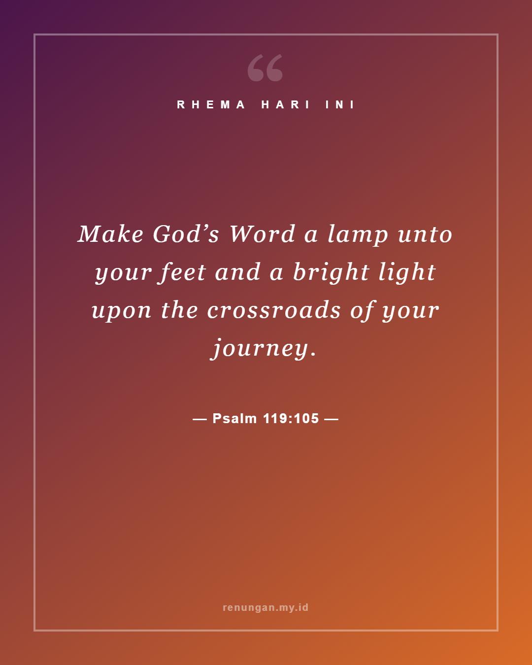 Psalm 119:105