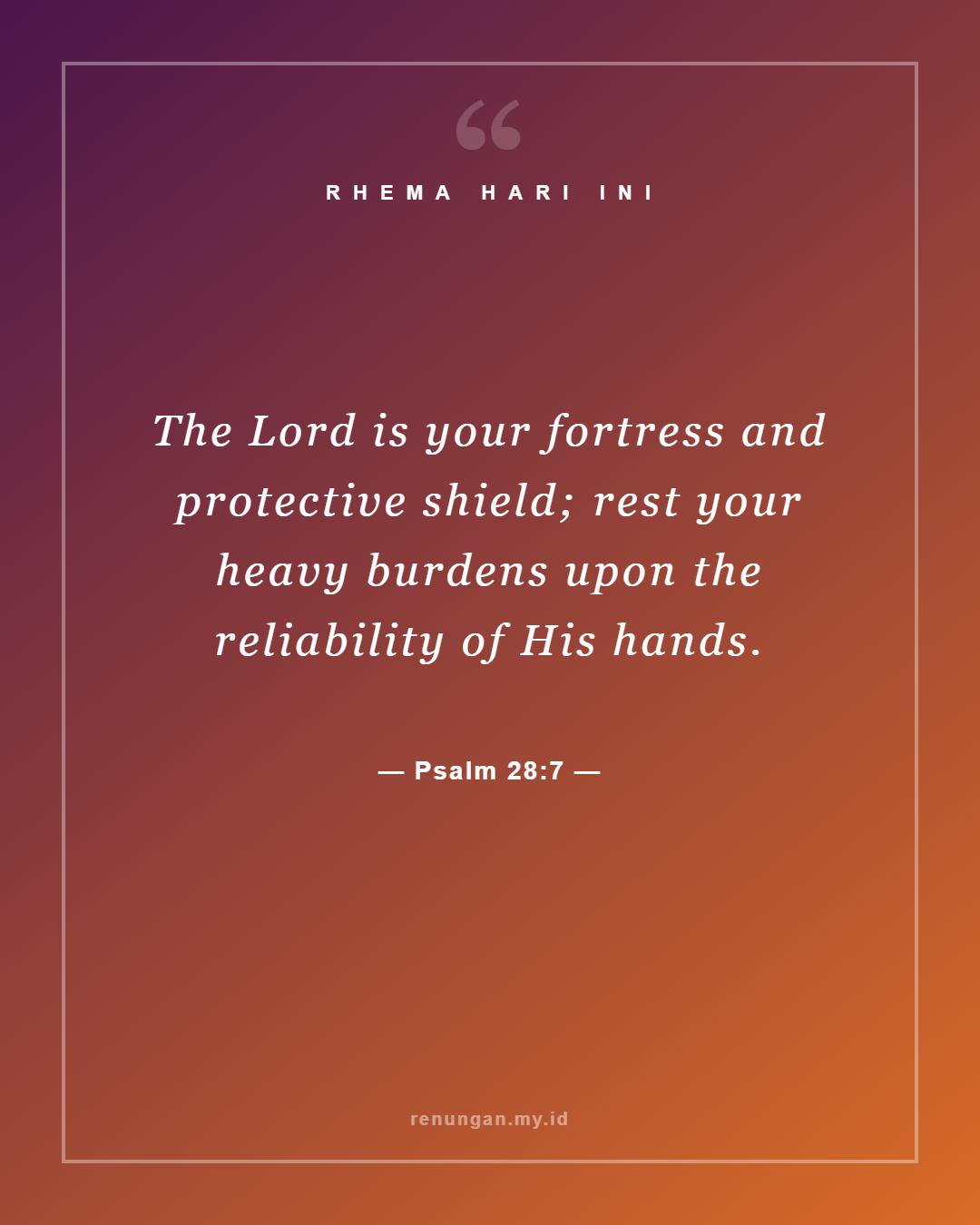 Psalm 28:7